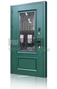 Уличная дверь Аляска Лион с остеклением | Фото 25709