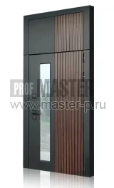 Уличная дверь  Сканди с фрамугой