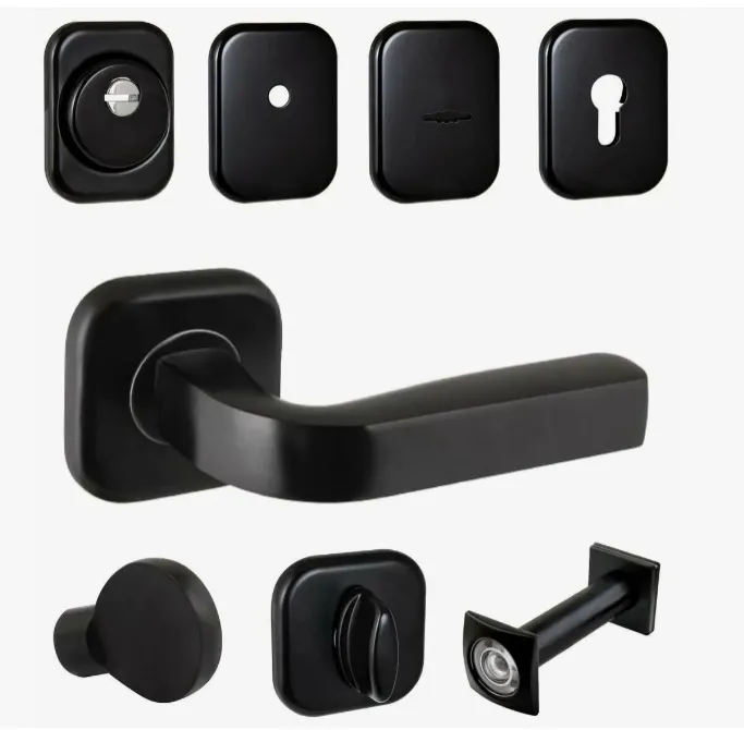 Комплект ручек и фурнитуры Fuaro черный