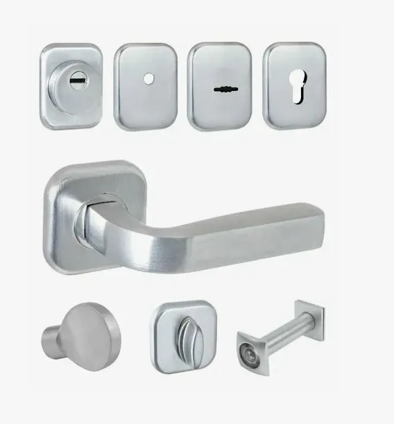 Комплект ручек и фурнитуры Fuaro сатиновый хром