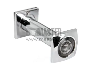 Глазок Fuaro со шторкой никель квадратный