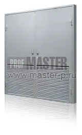 2х створчатая дверь в электрощитовую