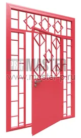 Решетчатая дверь 1