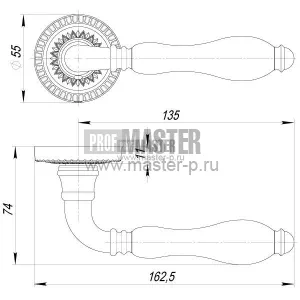 Armadillo Silvia CL 1 AS/LWP-109 Античное серебро/беж фарфор