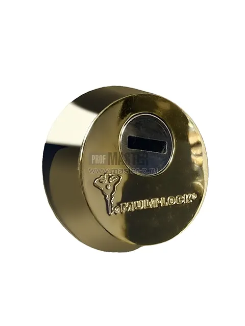 Броненакладка Mul-t-lock накладная латунь
