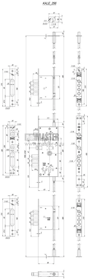 Замок KALE Мультисистема