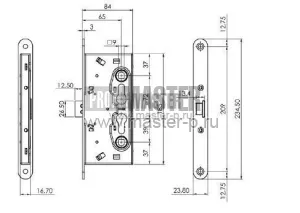 Электромеханический противопожарный замок ИЗЕО