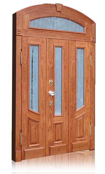 Арочная металлическая дверь Пьерфон