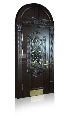 Парадная дверь из массива дуба Антоний